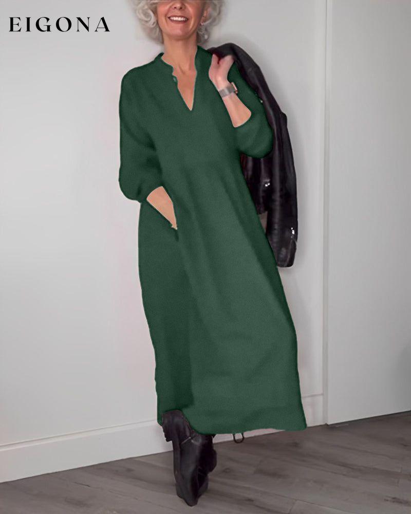 V-neck Elegant Long Sleeve dress 2022 f/w 2023 F/W 23BF casual dresses Clothes Dresses spring