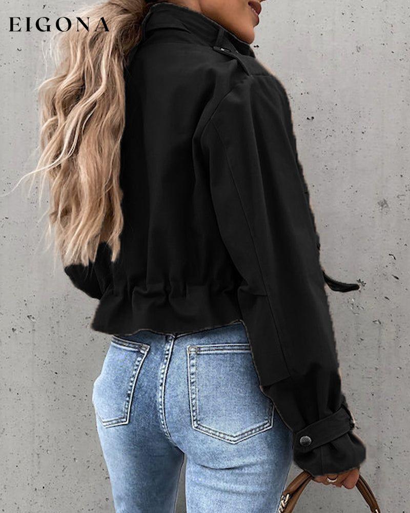 Casual jacket with pockets 2023 f/w 23BF clothes jackets & coats Spring Tops/Blouses