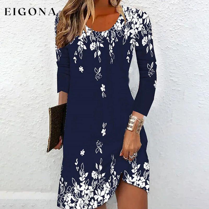 Floral Print Vintage Dress best Best Sellings casual dresses clothes Plus Size Sale short dresses Topseller