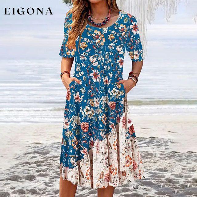 Floral Casual Dress best Best Sellings casual dresses clothes Plus Size Sale short dresses Topseller