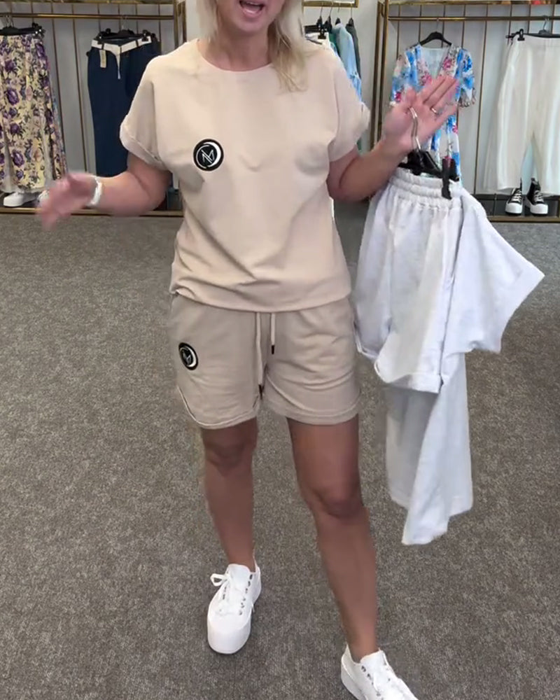 Sportliches Freizeit-Shorts-Set