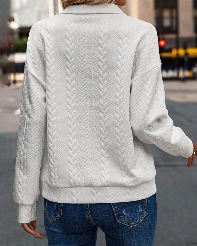 Zip Solid Color Sweatshirt 2023 F/W 23BF Hoodies