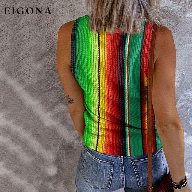 Colorful Gradient Tank Top best Best Sellings clothes Plus Size Sale tops Topseller