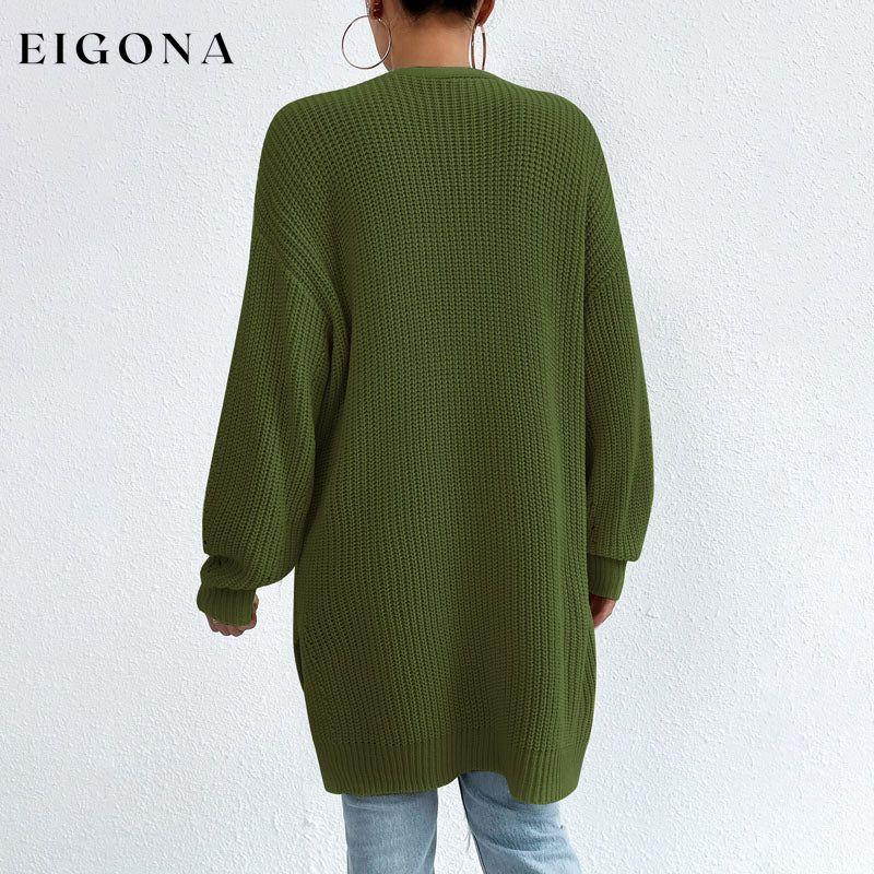 Casual Solid Colour Knitted Cardigan best Best Sellings cardigan cardigans clothes Sale tops Topseller