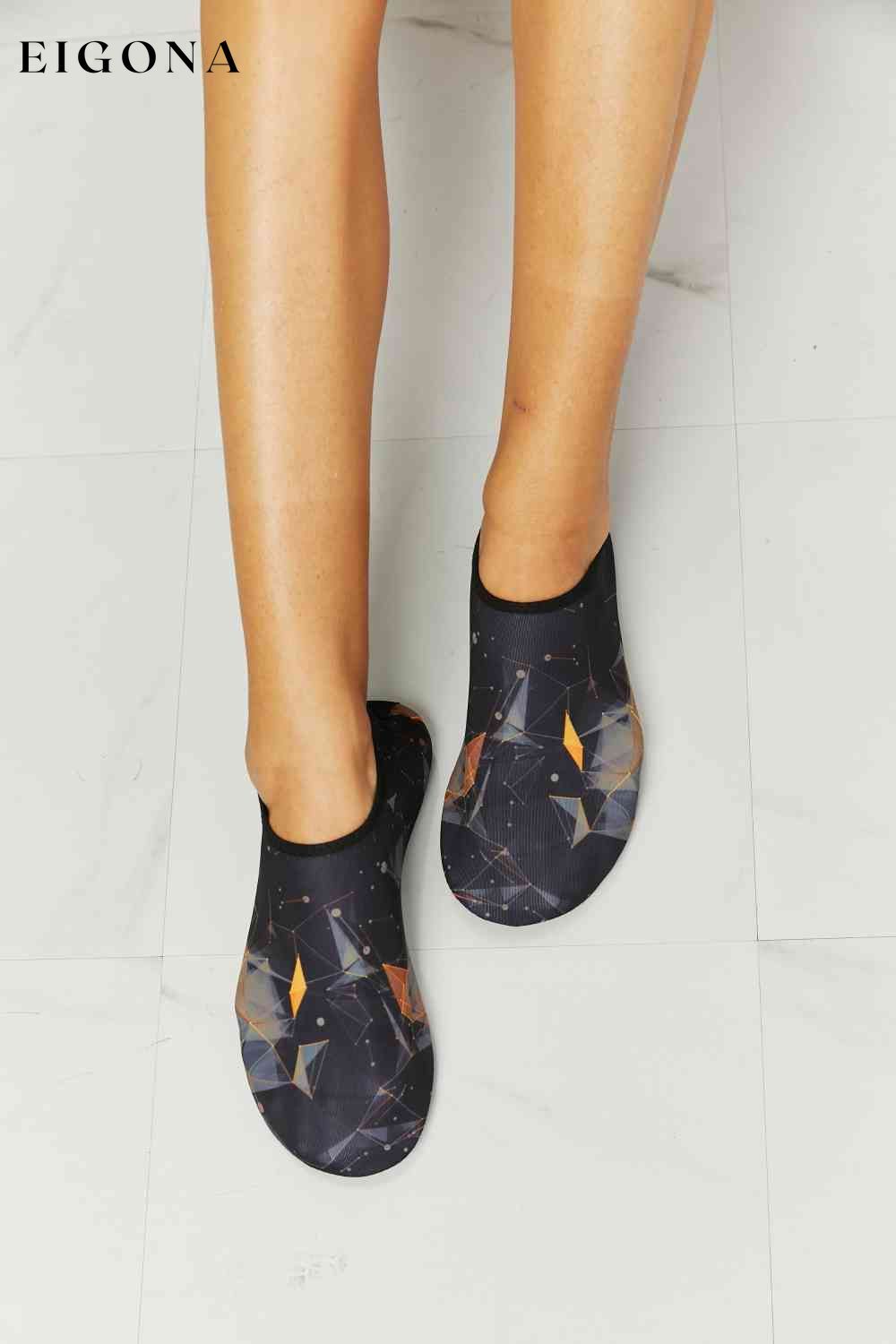 On The Shore Water Shoes in Black/Orange Melody Ship from USA shoes womens shoes