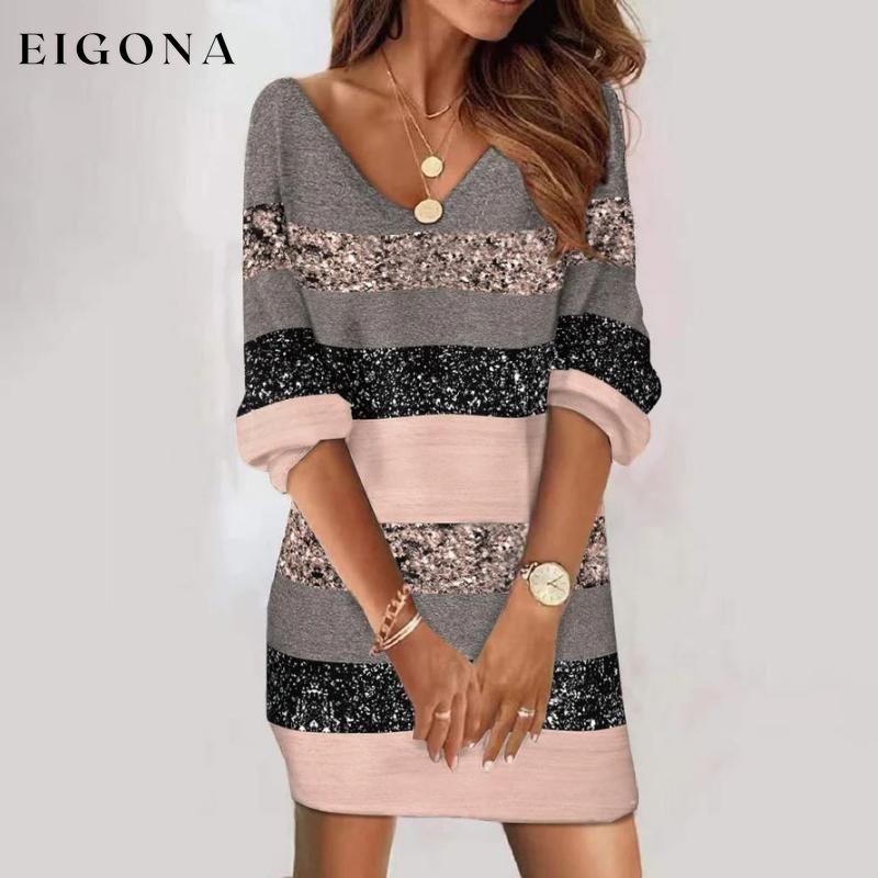 Casual Striped Dress best Best Sellings casual dresses clothes Plus Size Sale short dresses Topseller