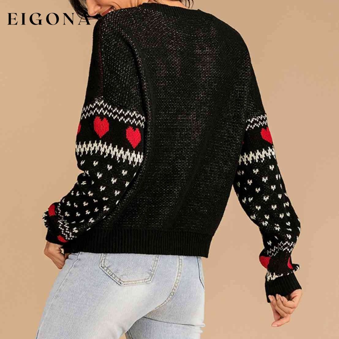 MERRY CHRISTMAS Round Neck Sweater christmas sweater clothes R@X Ship From Overseas Shipping Delay 09/29/2023 - 10/04/2023