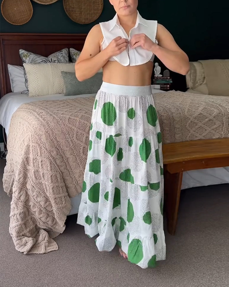 Netzrock mit Punktemuster