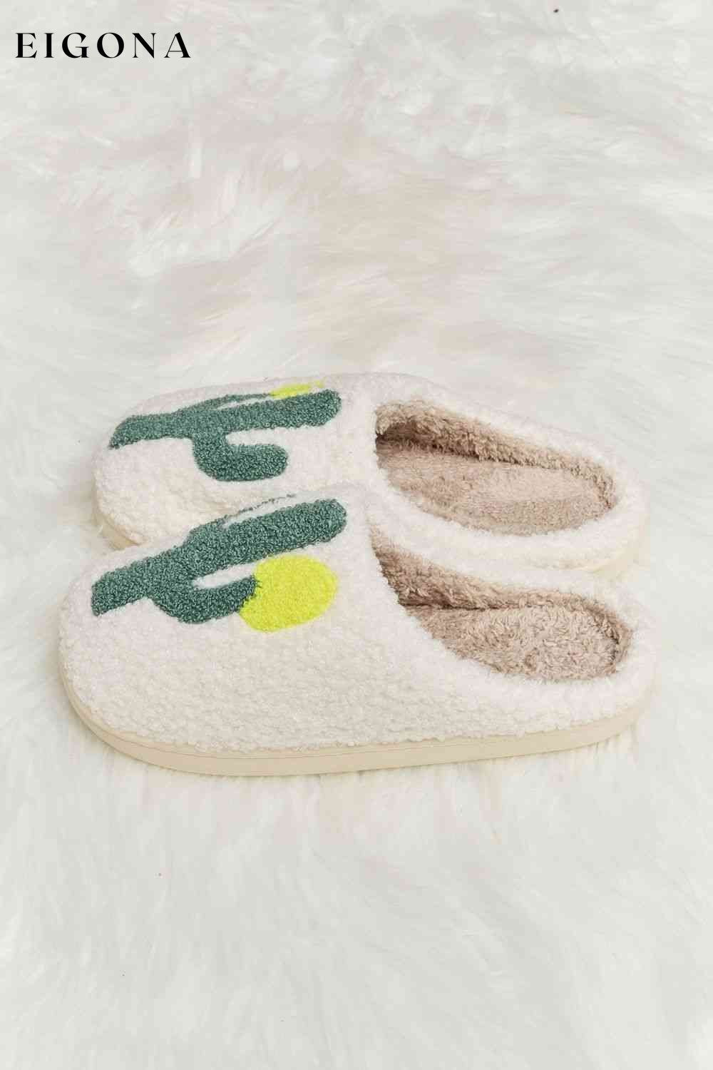 Cactus Plush Slide Slippers Melody Ship from USA Shoes womens shoes