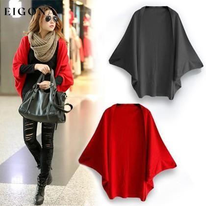 Long Cardigan Cape Coat S __stock:50 Jackets & Coats Low stock refund_fee:800