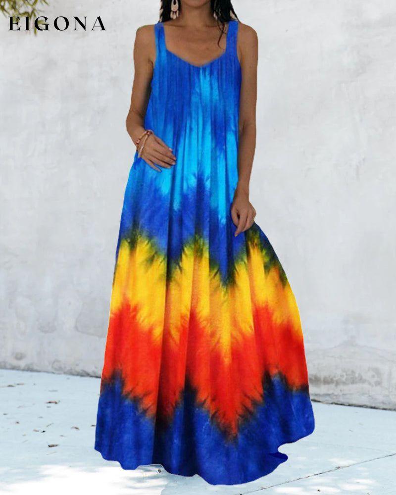 Tie-dye print dress Multicolor 23BF Casual Dresses Clothes Dresses Spring Summer