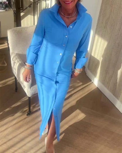 Modisches Kleid mit schmaler Passform