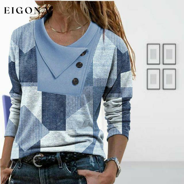 Casual Geometric Print Blouse best Best Sellings clothes Plus Size Sale tops Topseller