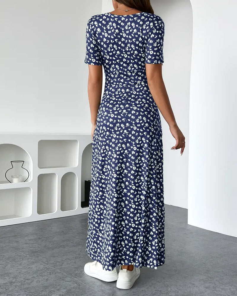 Abito stampato elegante e sexy