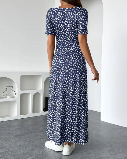 Abito stampato elegante e sexy