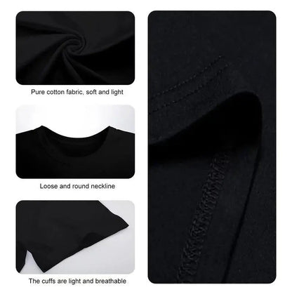 Men's Back Letter Print T-Shirt