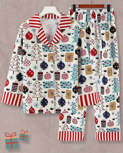 Printed casual home two-piece set 2024 f/w spring summer two-piece sets