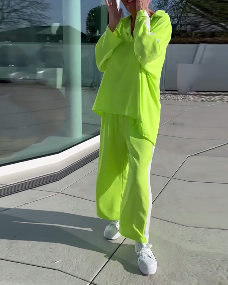 Modisches, lässiges Zweiteiler-Set