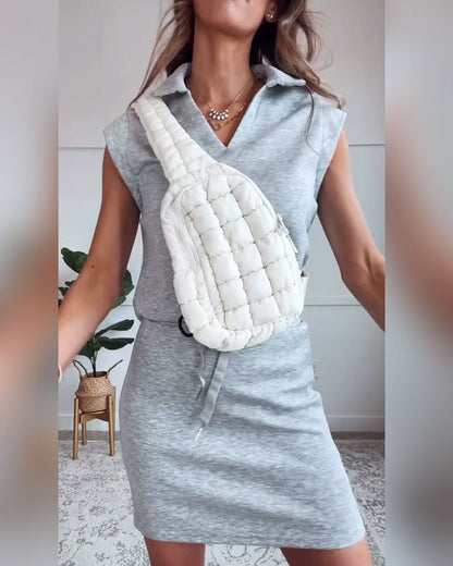 Completo due pezzi casual alla moda a maniche corte