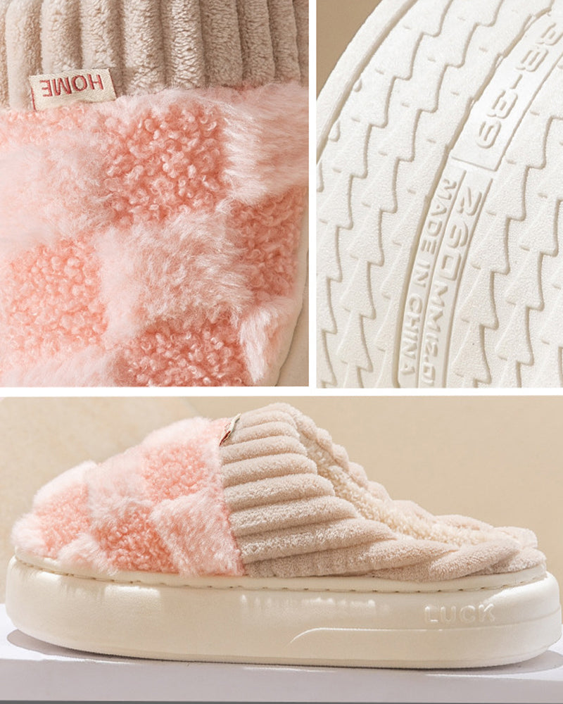 Indoor home non-slip warm slippers slippers