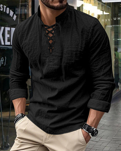 Men's Casual Shirt in Solid Color – Classic, Comfortable & Versatile to Combine 👔