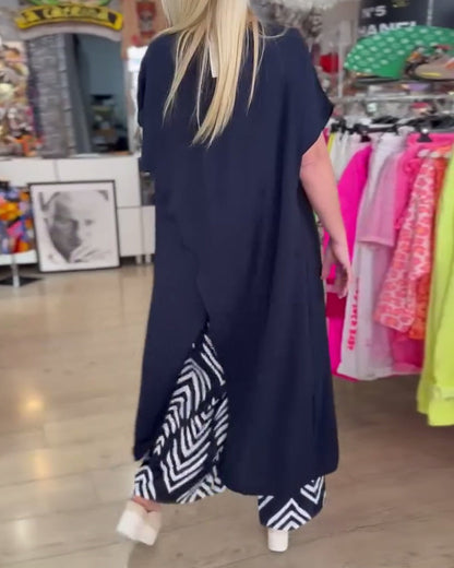 Zweiteiliger Anzug mit Pendlertemperament