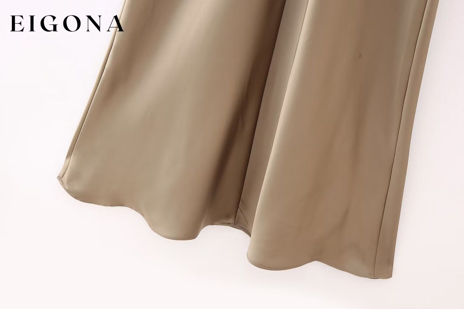 Autumn Women Clothing Silk Satin Texture Midi Dress clothes dresses long dresses midi dress