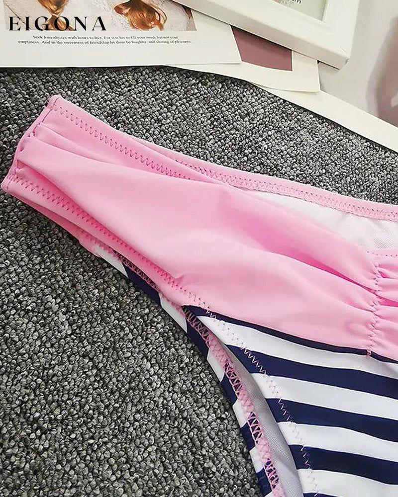 Striped print bikini 23BF Bikinis Clothes Summer Swimwear