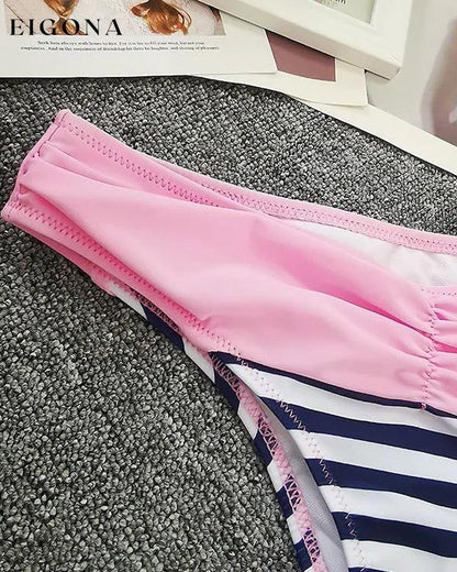 Striped print bikini 23BF Bikinis Clothes Summer Swimwear