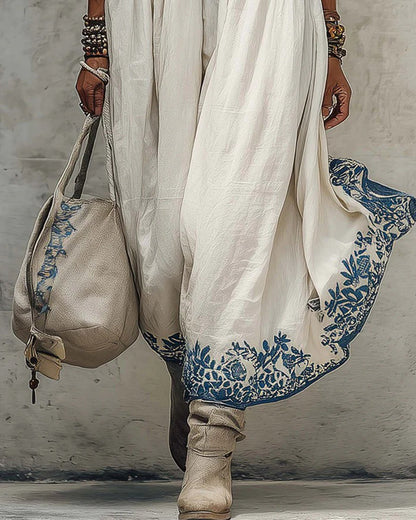 Fashion Plus Size Printed Dress