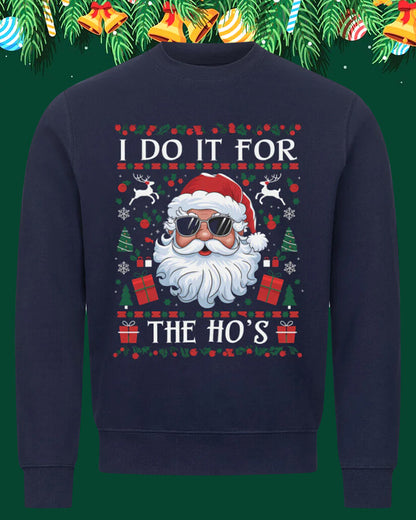 Men's For the Ho`s Christmas Sweatshirt 2024 f/w christmas hoodies & sweatshirts man men's christmas