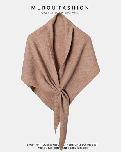 Fashion Solid Triangle Shawl Cloak
