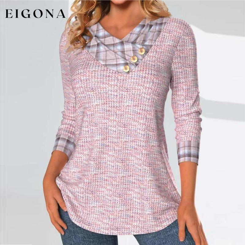 Casual Patchwork Blouse best Best Sellings clothes Plus Size Sale tops Topseller