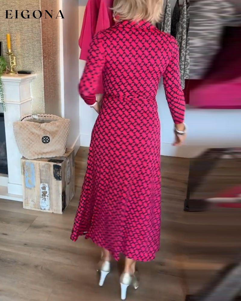 Elegant V Neck Maxi Dress 2023 f/w 23BF casual dresses Clothes Dresses spring