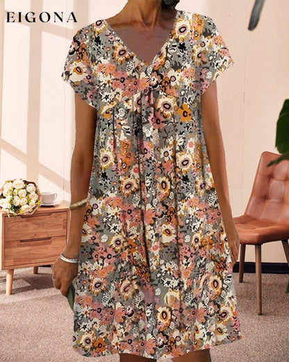 Floral Print Dress 23BF casual dresses Clothes Dresses Spring summer