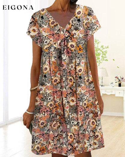 Floral Print Dress 23BF casual dresses Clothes Dresses Spring summer