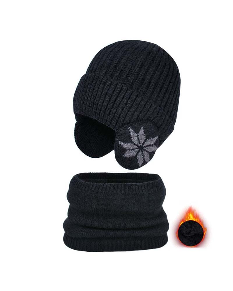 Winter beanie hat scarf sets warm knit hat ACCESSORIES