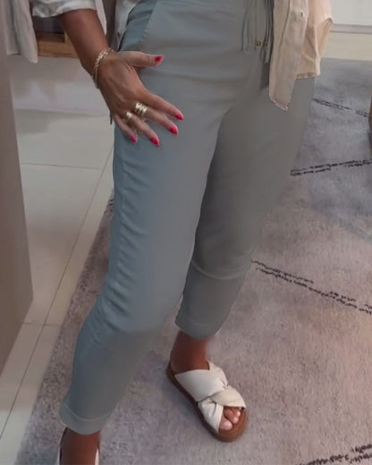 Pantaloni casual a matita con coulisse