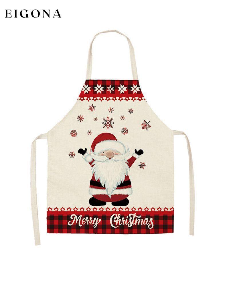 Christmas style halter neck anti-fouling apron A3 23BF ACCESSORIES christmas Clothes