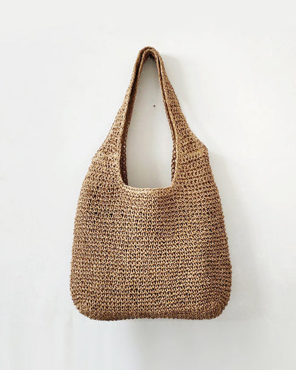 Artistic beach handmade straw bag 202466 bags