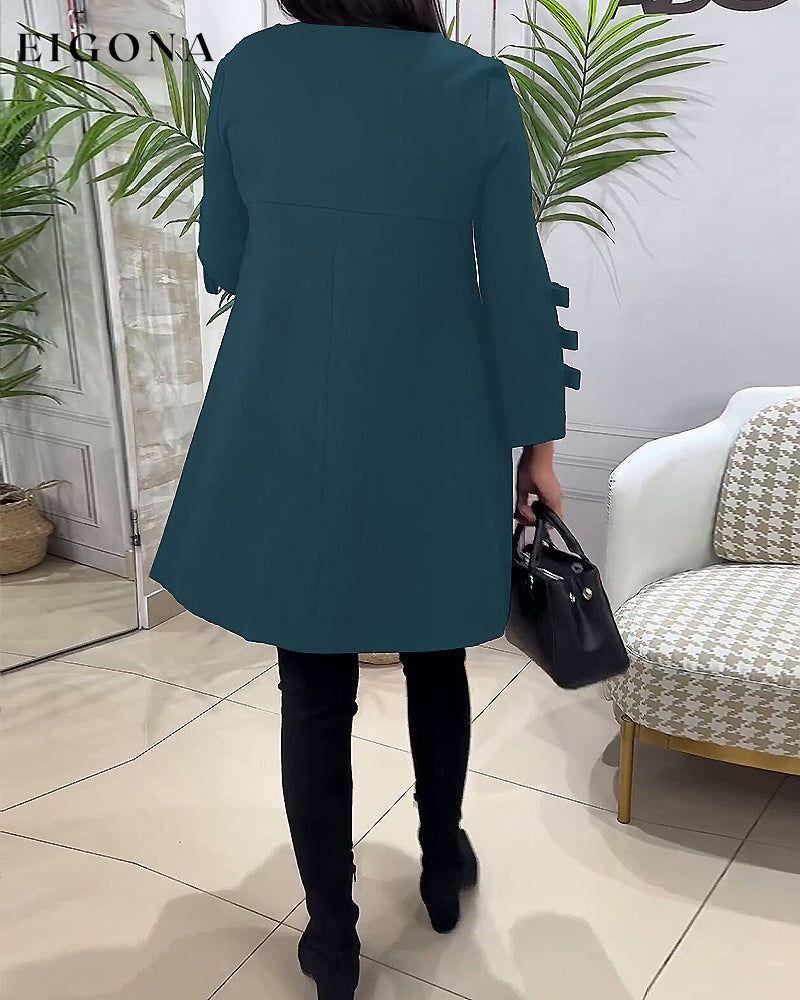 Casual Long Sleeve Knee Length Dress 2023 f/w casual dresses Clothes discount Dresses