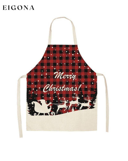 Christmas style halter neck anti-fouling apron A40 23BF ACCESSORIES christmas Clothes