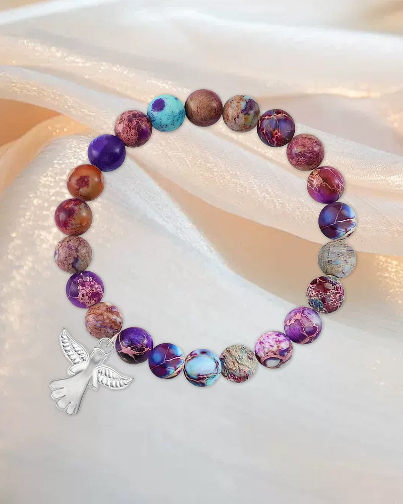 Angel wings healing crystal bracelet Jewelry Valentine's Day