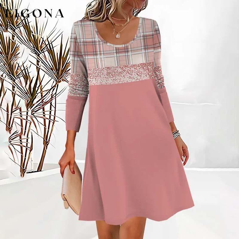 Casual Plaid Dress best Best Sellings casual dresses clothes Plus Size Sale short dresses Topseller