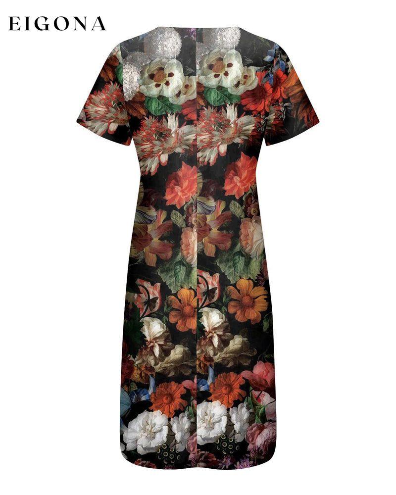 Floral print pocket dress 23BF Casual Dresses Clothes Dresses Spring Summer