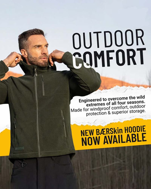 Get Wild Comfort in Cold, Rain, Wind or Snow. This is The Last Hoodie You Will Ever Buy.