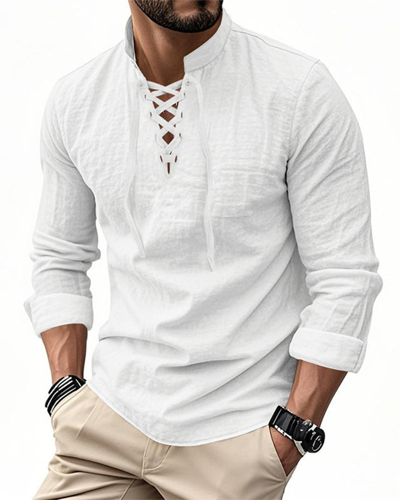 Men's Casual Shirt in Solid Color – Classic, Comfortable & Versatile to Combine 👔