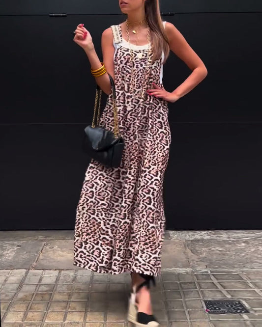 Kleid mit Leopardenmuster