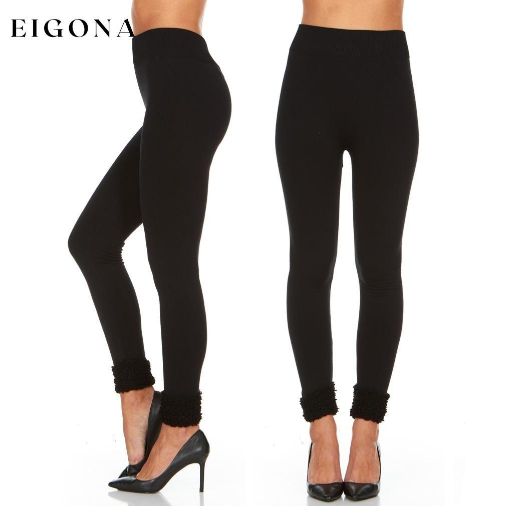 2-Pack: Women's Cuffed Fleece Leggings __stock:450 bottoms refund_fee:800