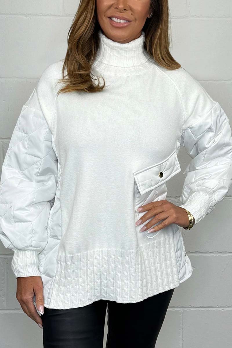 Women's Turtleneck long sleeve sweaters Sweaters Tops